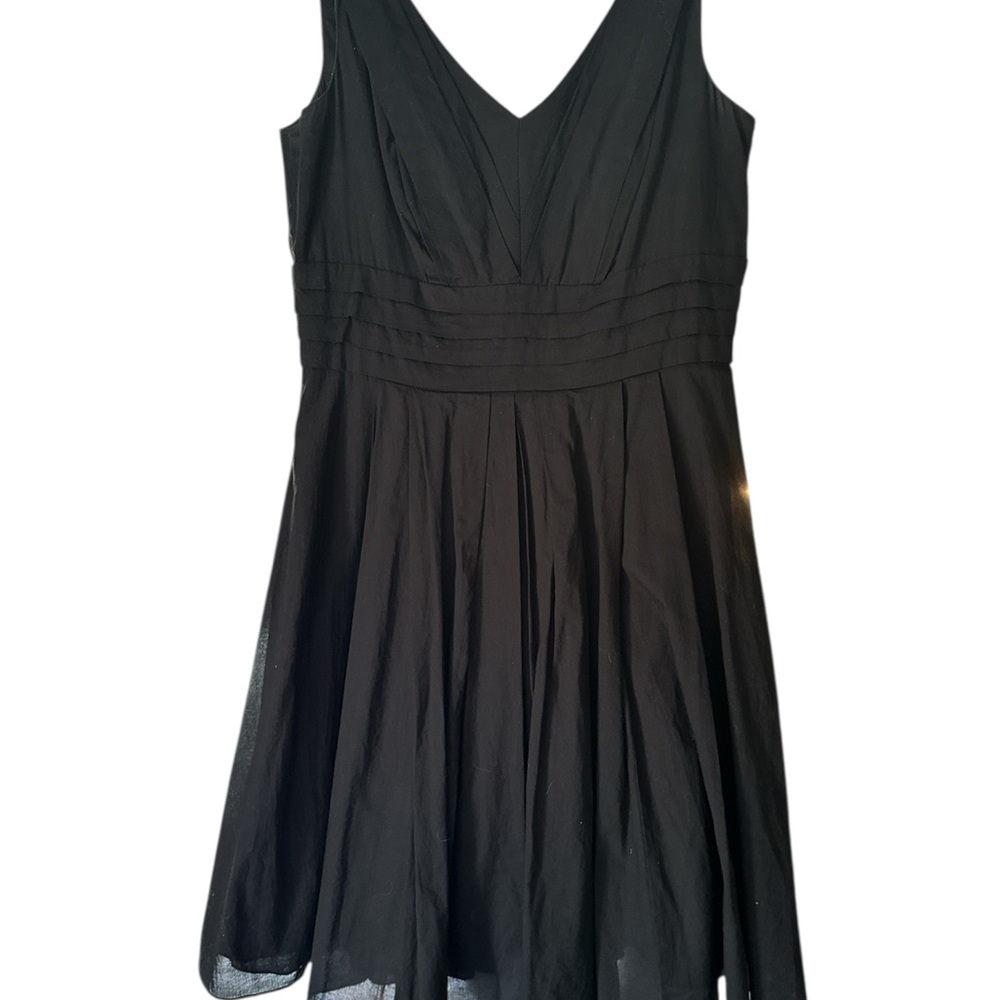 White House Black Market Black V-Neck Mini Dress